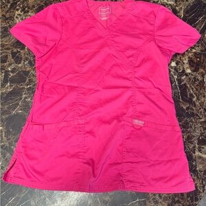 Cherokee Women's Pink Scrub Top